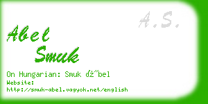 abel smuk business card